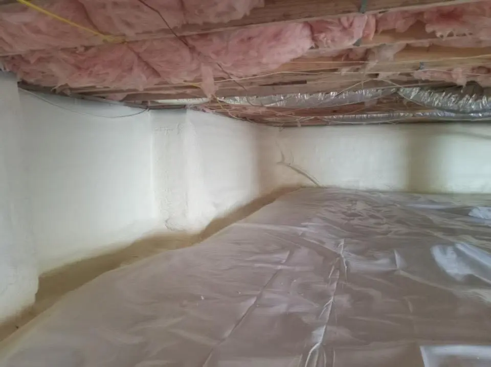 Crawl space encapsulation with closed-cell spray foam for Roof Maintenance in Muskegon Heights